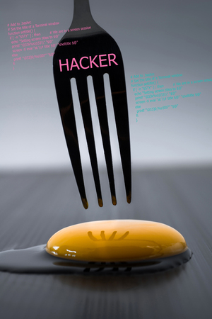 hacking steal password conceptの写真素材