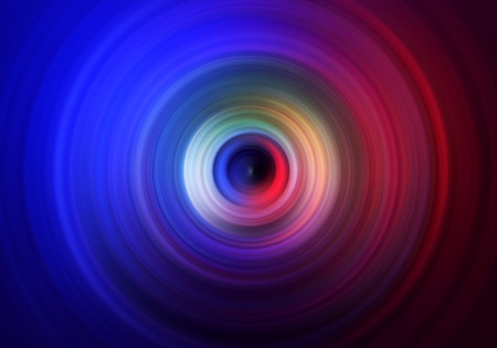 Abstract background of a spinning color circle.の写真素材