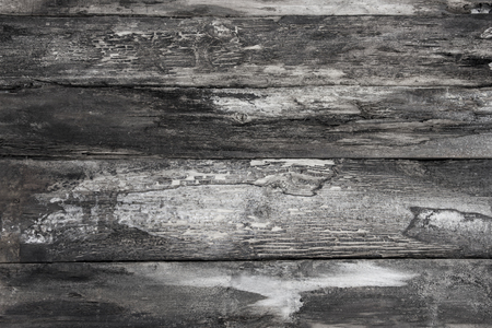 Old gray wooden block houseの写真素材