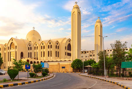 Archangel Michael's Coptic Orthodox Cathedral, Aswan, Egypt.