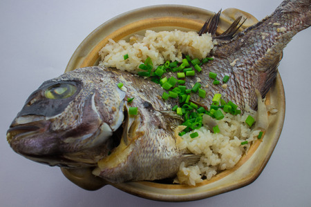Sea bream riceの写真素材