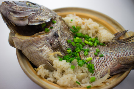 Sea bream riceの写真素材