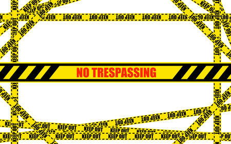 KEEP OUT tapeの写真素材