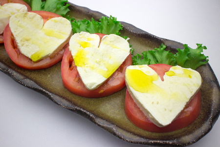 Heart of cheeseの写真素材
