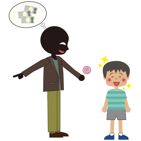 Dangerous kidnappingのイラスト素材