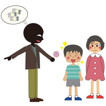 Dangerous kidnappingのイラスト素材