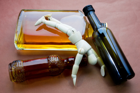 alcohol addictionの写真素材