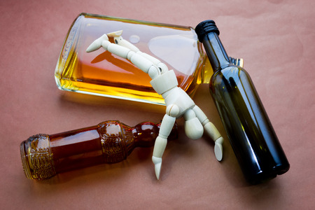 alcohol addictionの写真素材
