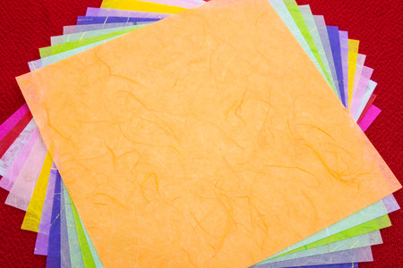 Japanese paper backgroundの写真素材