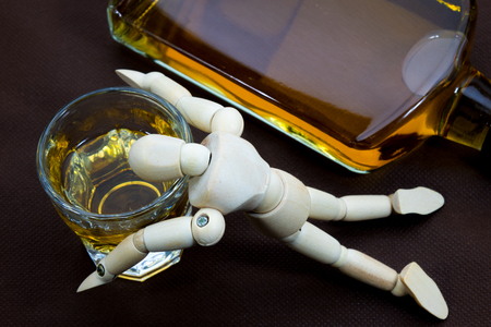 alcohol addictionの写真素材