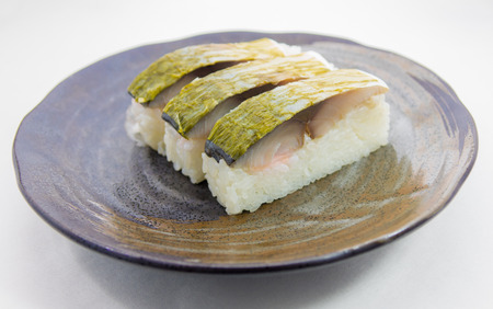 Mackerel sushiの写真素材