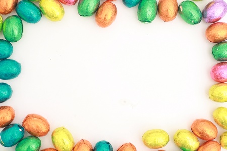 small Chocolate eggs a Traditional Easter sweet.
