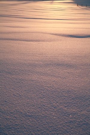 Details of a beautiful snow surface perfect for backgrounds on greeting cards etc.の写真素材