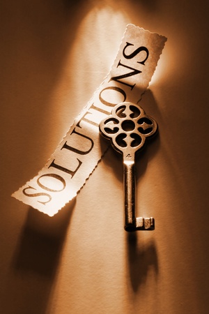 Key to solutionsの写真素材