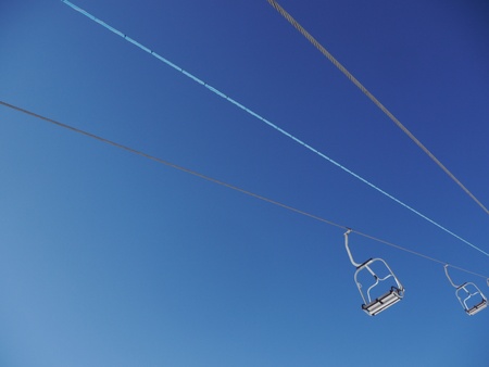 ski liftの写真素材