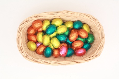 small Chocolate eggs a Traditional Easter sweet.
