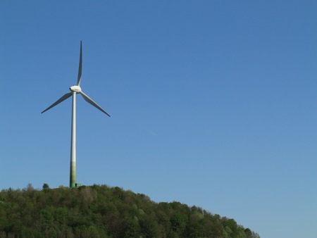 wind turbine in the nature