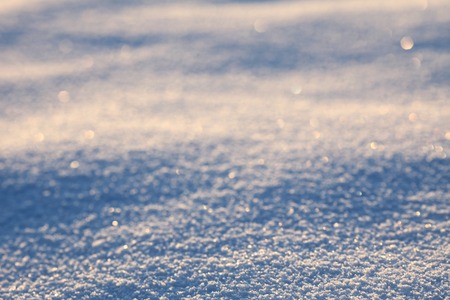 snow surface close-up of snow and flakesの写真素材