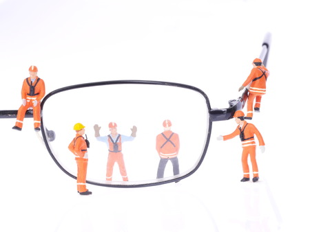 glasses repairの写真素材