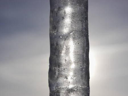 close up of icicleの写真素材