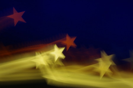 Elegant Christmas with stars and place for text. の写真素材