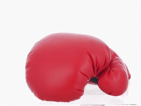 Boxing gloves with white blackgroundの写真素材