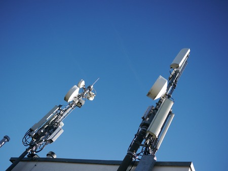 some control equipment hanging at a house