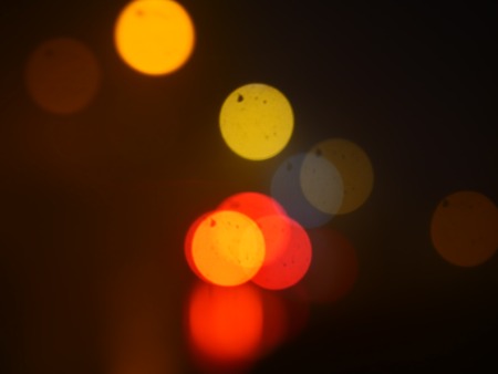 Abstract blurry bokeh background lights