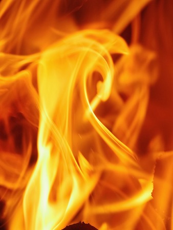 Close-up of fire background