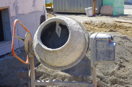 cement mixerの写真素材