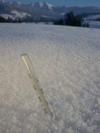 thermometer snow