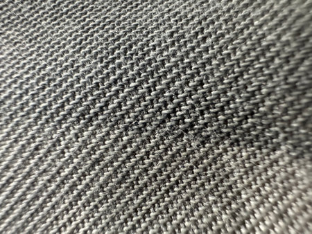 Close up of a black and white fabric with a lot of texture