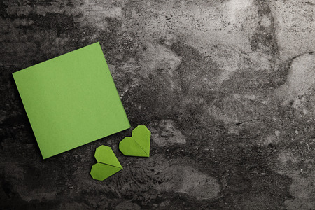 Sticky notes on the floorの写真素材