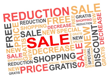 text about saleのイラスト素材