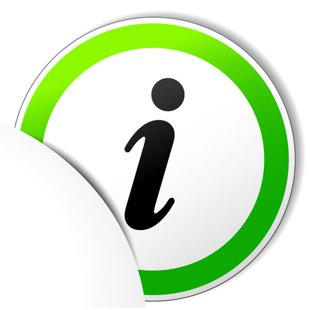 vector illustration of paper information icon on white backgroundのイラスト素材