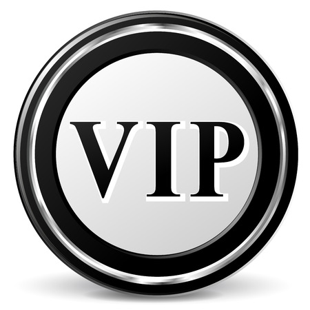 vector illustration of vip icon on white backgroundのイラスト素材