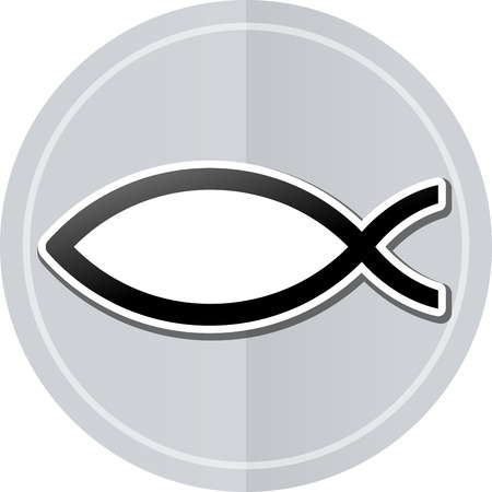 Illustration of jesus sticker icon simple designのイラスト素材