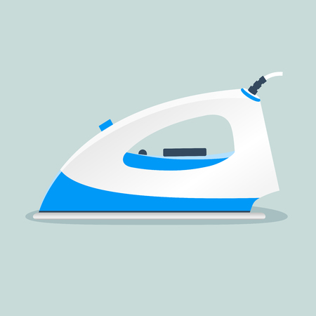 Illustration of iron icon flat design conceptのイラスト素材