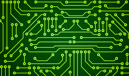 Illustration of printed circuit concept backgroundのイラスト素材