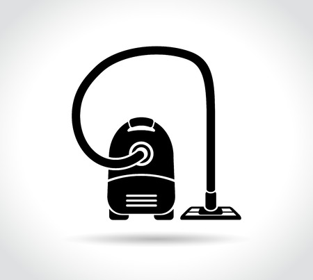 Illustration of cleaner icon on white backgroundのイラスト素材