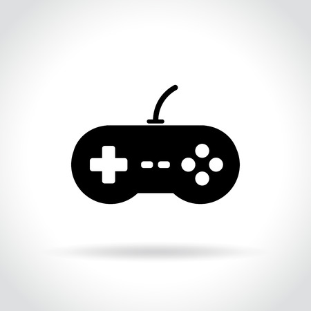 Illustration of video game icon on white backgroundのイラスト素材