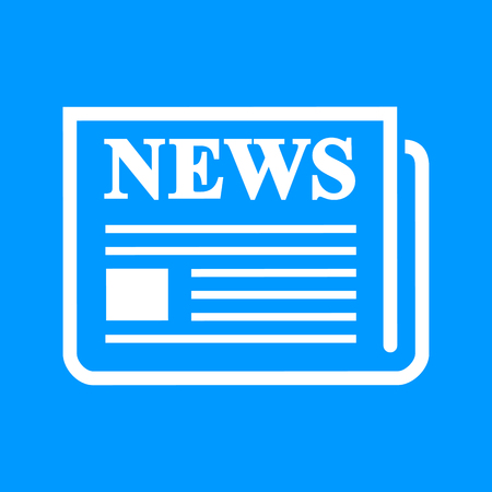 Illustration of newspaper icon conceptのイラスト素材