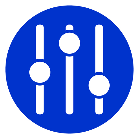 Control panel icon illustration.のイラスト素材