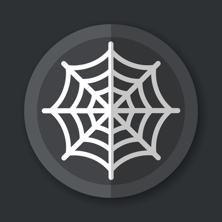 Illustration of web gray icon flat concept.のイラスト素材