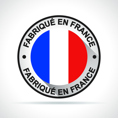Illustration of made in france icon french translationのイラスト素材