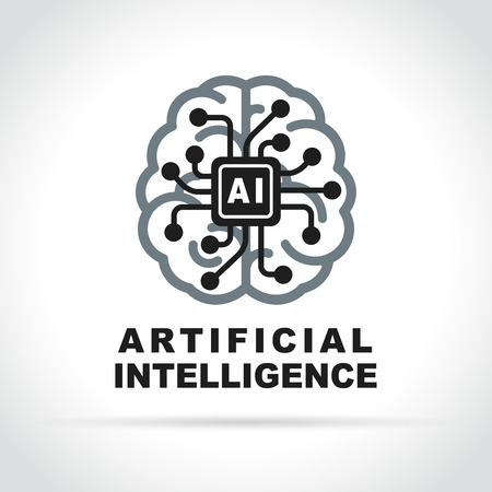 Illustration of artificial intelligence concept abstract designのイラスト素材