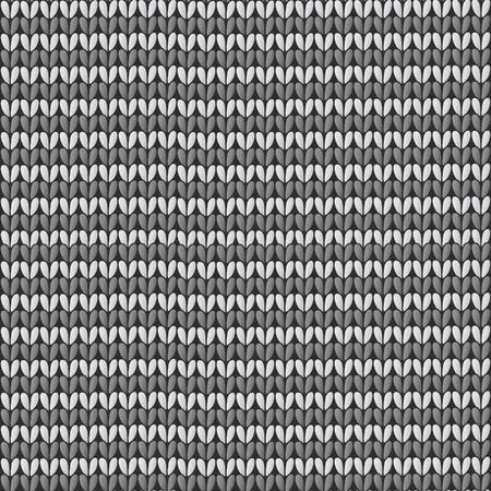 Striped knit pattern  Vector illustration のイラスト素材