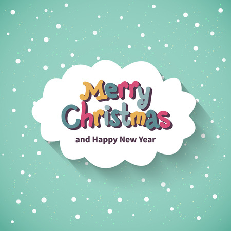 Merry Christmas card のイラスト素材