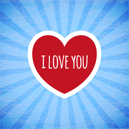 Beautiful card on happy Valentine's day.のイラスト素材