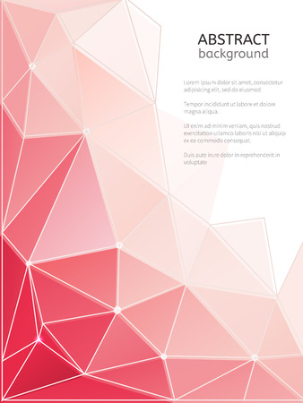 Abstract triangles background for your business idea.のイラスト素材